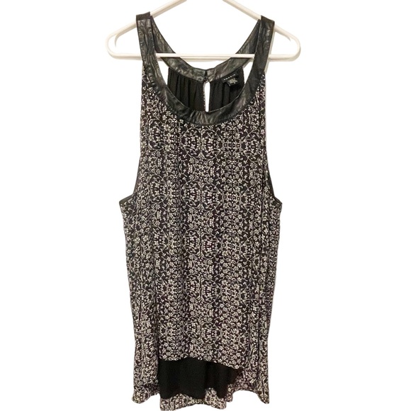 Torrid Womens Plus Size 5X Black Floral Halter Top Sleeveless Chiffon Top - Picture 1 of 5
